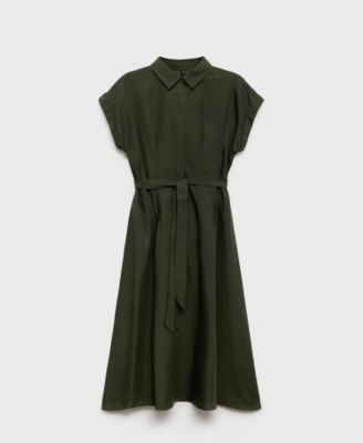 Women's Linen and Lyocell-Blend Shirt Dress