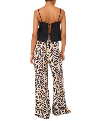 Women's Embroidered Square Neck Sleeveless Blouse