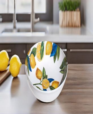 Lemon Orchard Serve Bowl