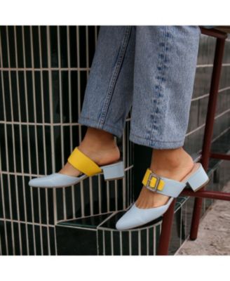 Women's Agate Blue Grace Customizable Slides
