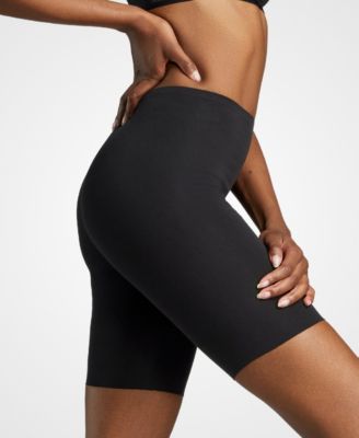 Women's Laser-Cut Organic Cotton No-Show Mid-Thigh Short