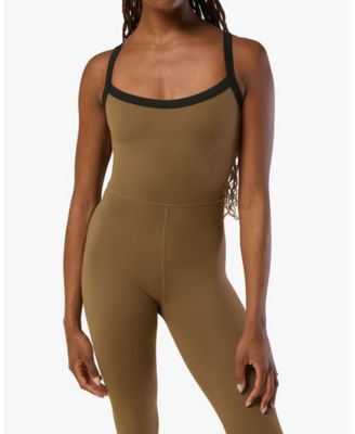 Women's Contrast Strap Jumpsuit