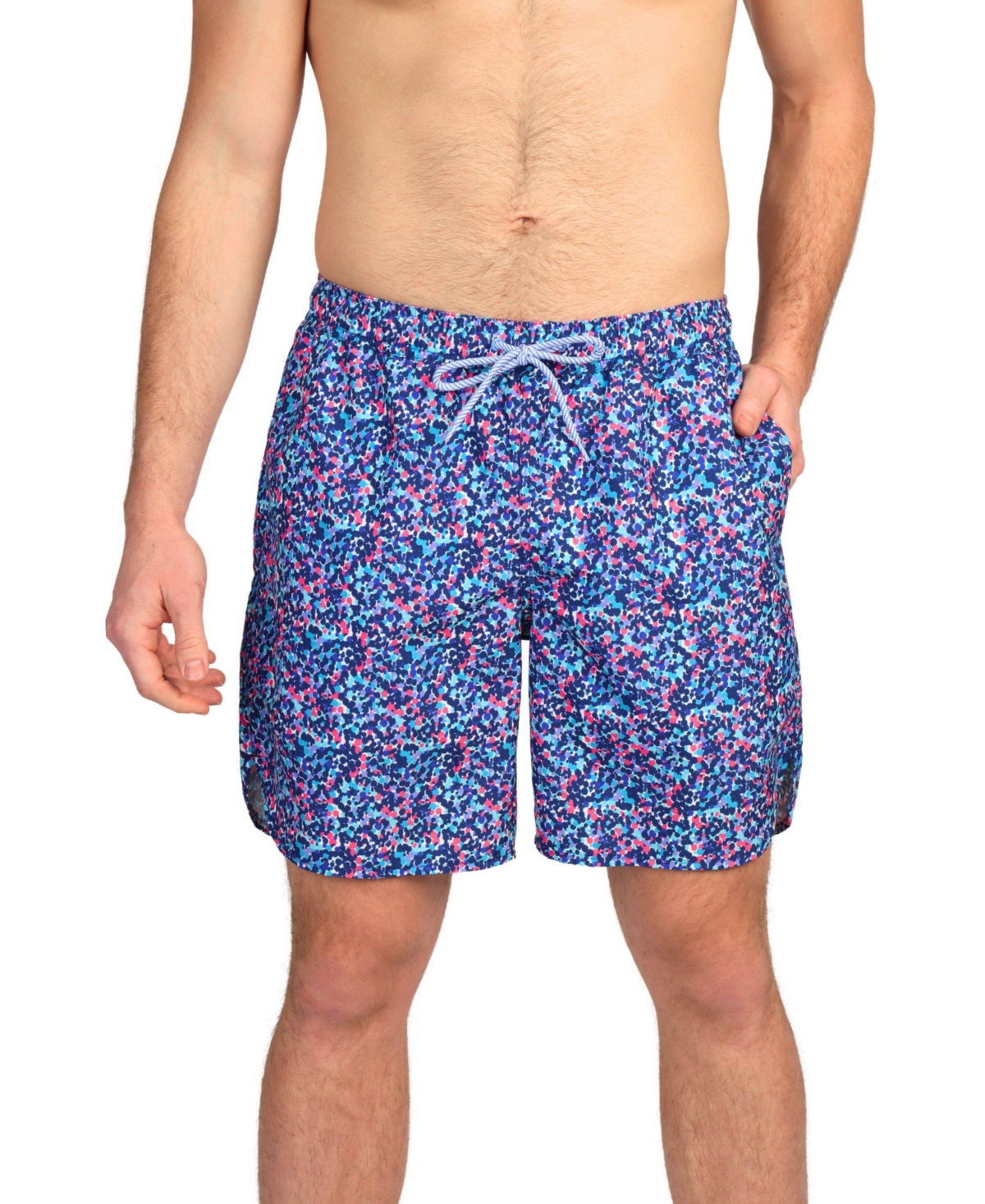 Men's Paint Dots Swim Shorts - Navy