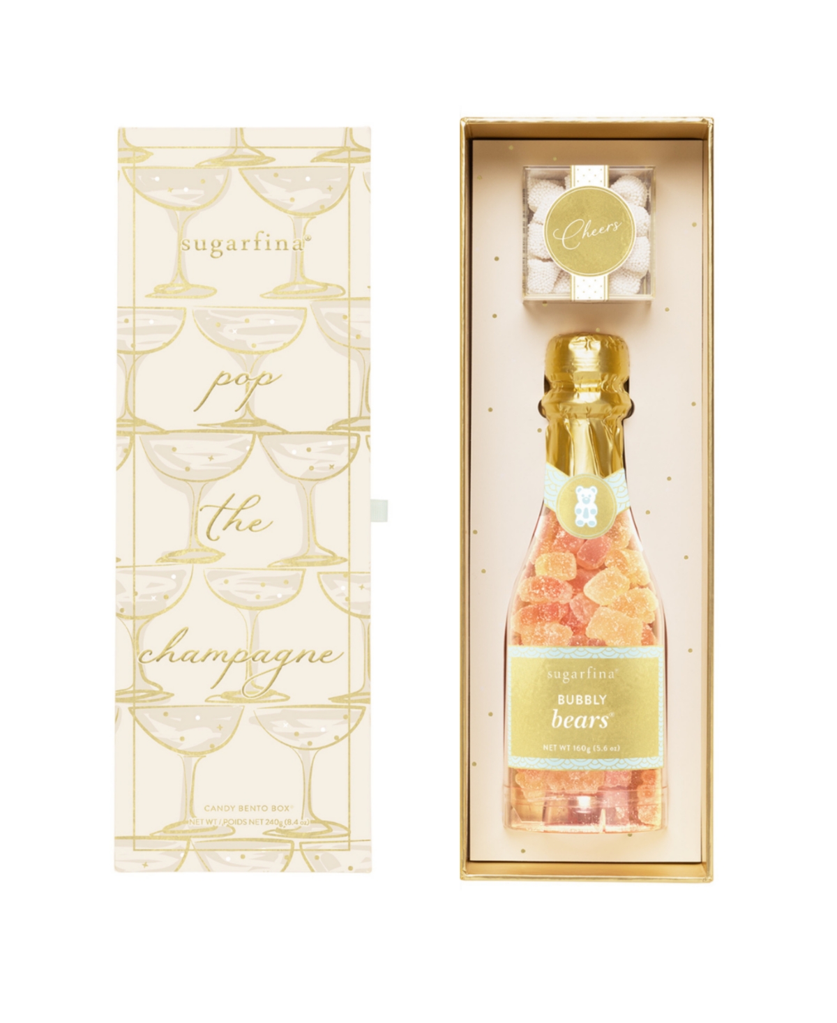 Sugarfina Pop The Champagne Bottle And Cube Gift Box In No Color