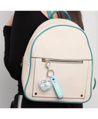 SALLY ROSE CINNAMOROLL HEART LIQUID KEYCHAIN