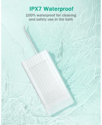 Portable Water Flosser - 4 Nozzle Types, 3 Modes, IPX7 Waterproof, 1100mAh Battery, Essential for Travel Oral Care
