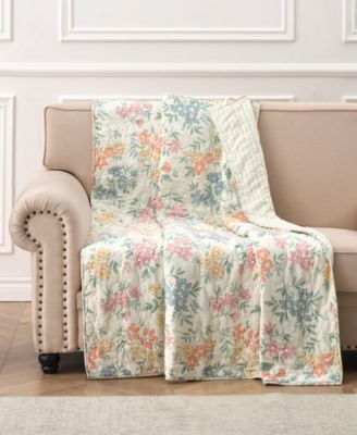 Cotton Reversible Quilted Throw, 50" x 60"