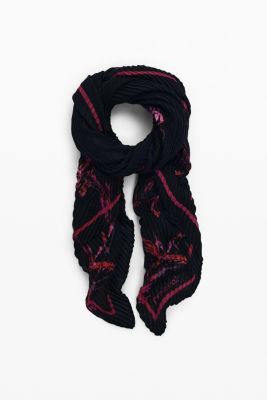 Women's Vibrant colors orchid scarf