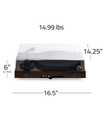 RT83 Reference High Fidelity Vinyl Turntable with Ortofon 2M Cartridge, Speed Control Motor, MDF Plinth, Isolation Feet