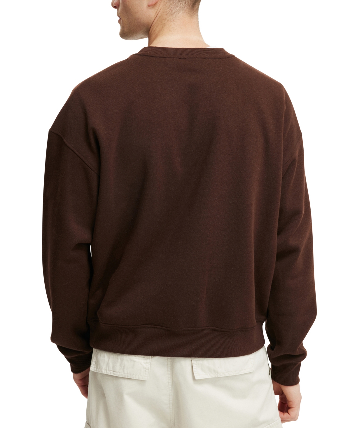 Shop Cotton On Men's Michelin Box Fit Crew T-shirt In Dark Oak,michelin Championship