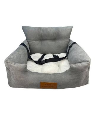 Suede Fluffy Pet Car Seat
