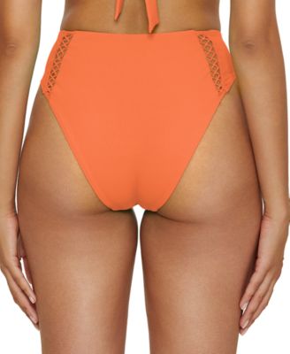 Women's Modern Edge Rib High-Waist Bikini Bottoms