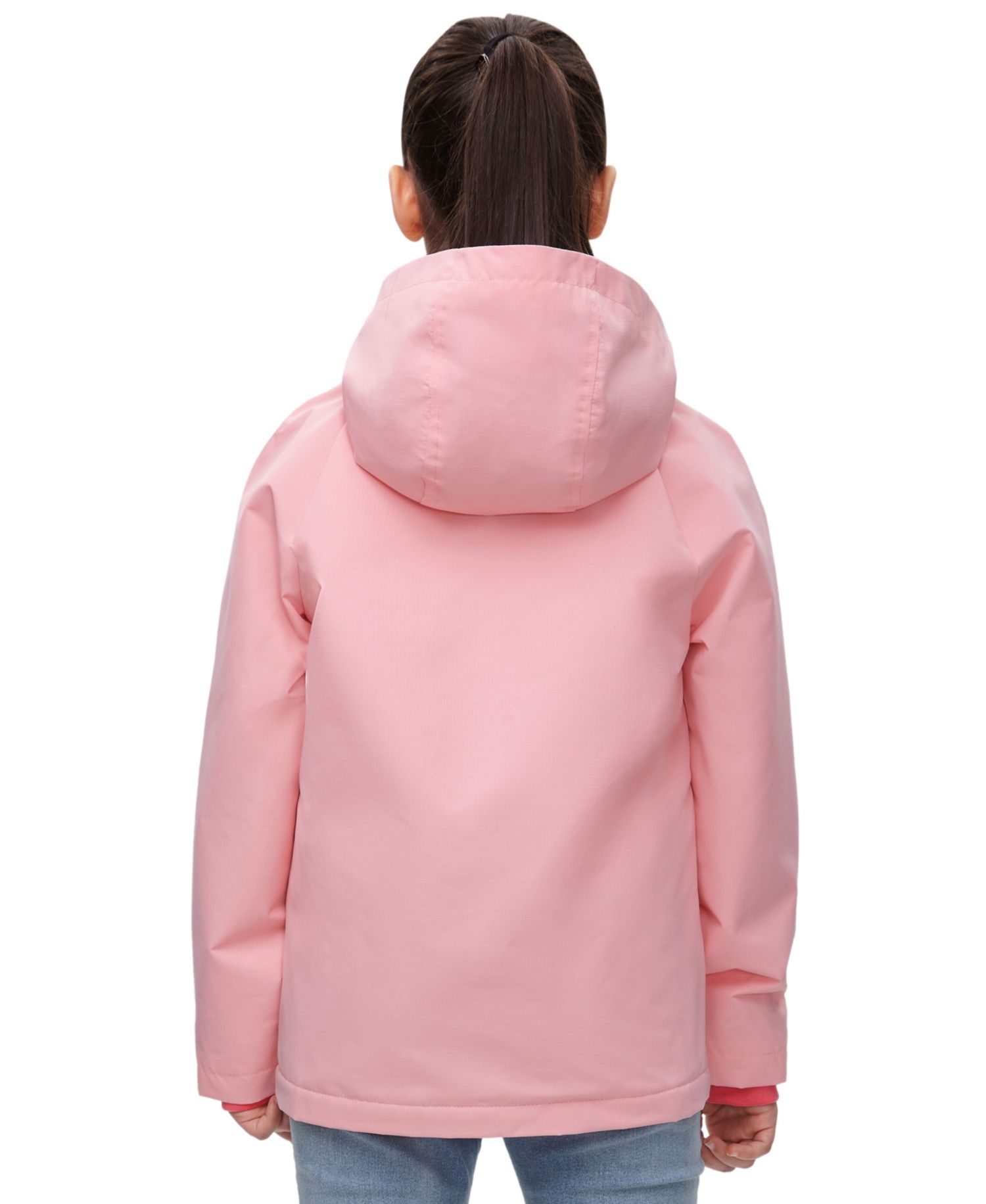 Girl's (4-18) Ripstop Fleece Lined Windbreaker