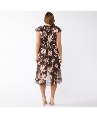 Women's Azalea Petal Cocktail Dress