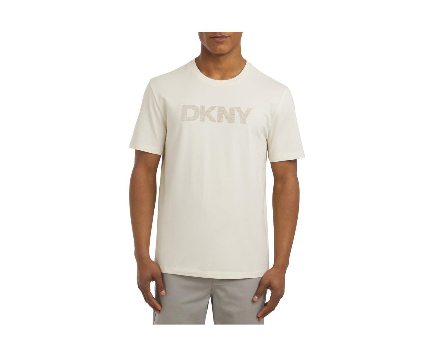 Мужская футболка DKNY Dorsey Dot, цвет: Берёзовый — фото 1