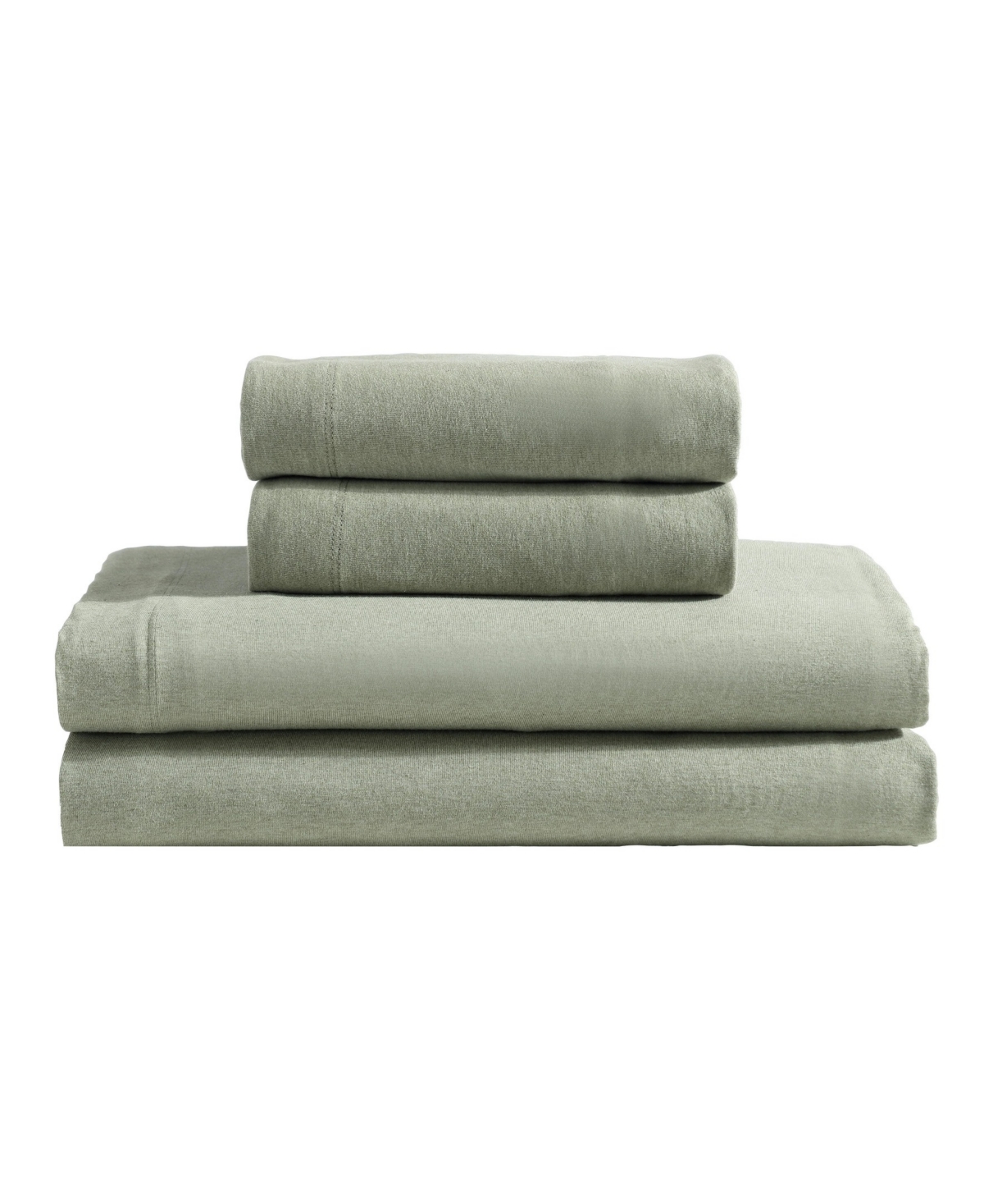 Calvin Klein Modern Cotton Melange Tencel Jersey 3-pc. Sheet Set, Twin In Green