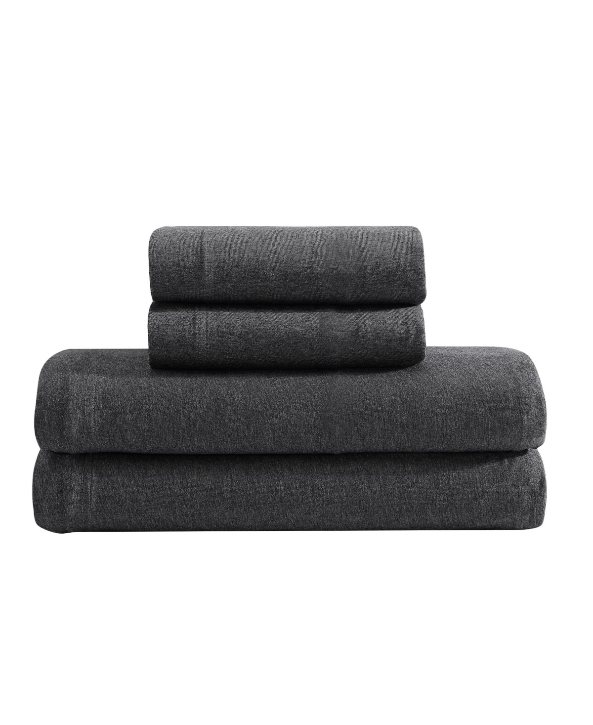 Calvin Klein Modern Cotton Melange Tencel Jersey 3-pc. Sheet Set, Twin In Gray
