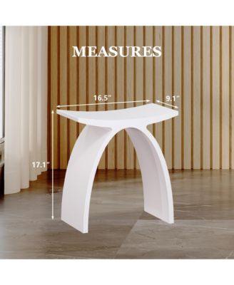Freestanding Solid Surface Bathroom Shower Stool