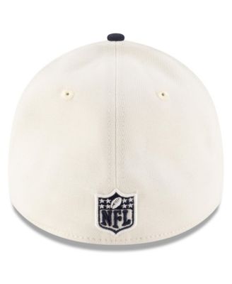 Men's Cream/Navy Chicago Bears 2025 NFL Draft 39THIRTY Flex Hat