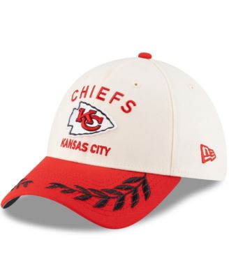 New Era - Men's Cream/Red Kansas City Chiefs 2025 NFL Draft 39THIRTY Flex Hat