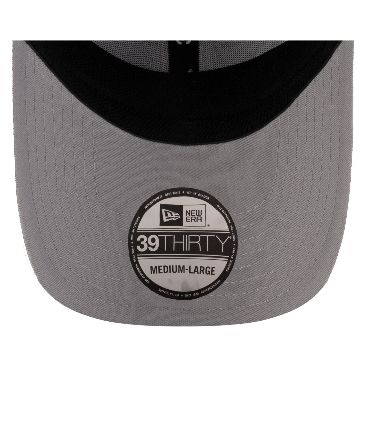 Men's Black/Blue Detroit Lions 2025 NFL Draft 39THIRTY Flex Hat