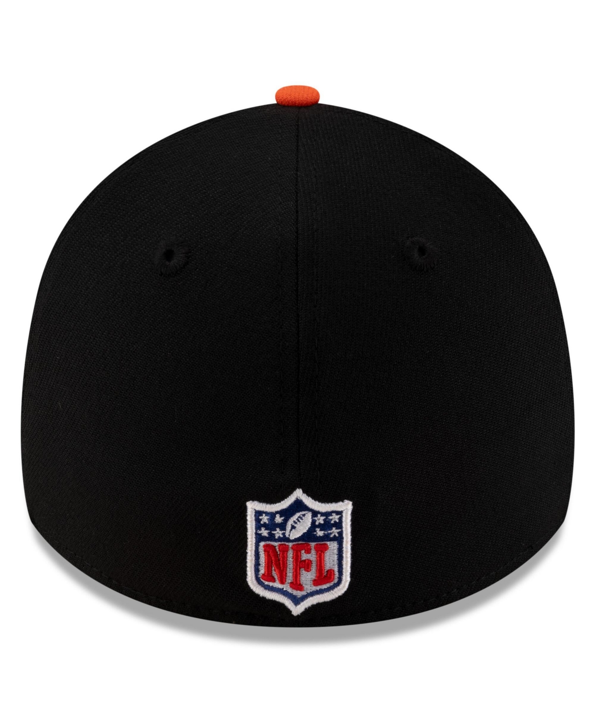 New Era Men's Black/orange Cleveland Browns 2025 Nfl Draft 39thirty Flex Hat In Black,orange