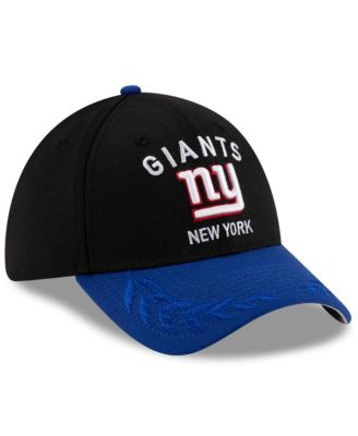 Men's Black/Royal New York Giants 2025 NFL Draft 39THIRTY Flex Hat