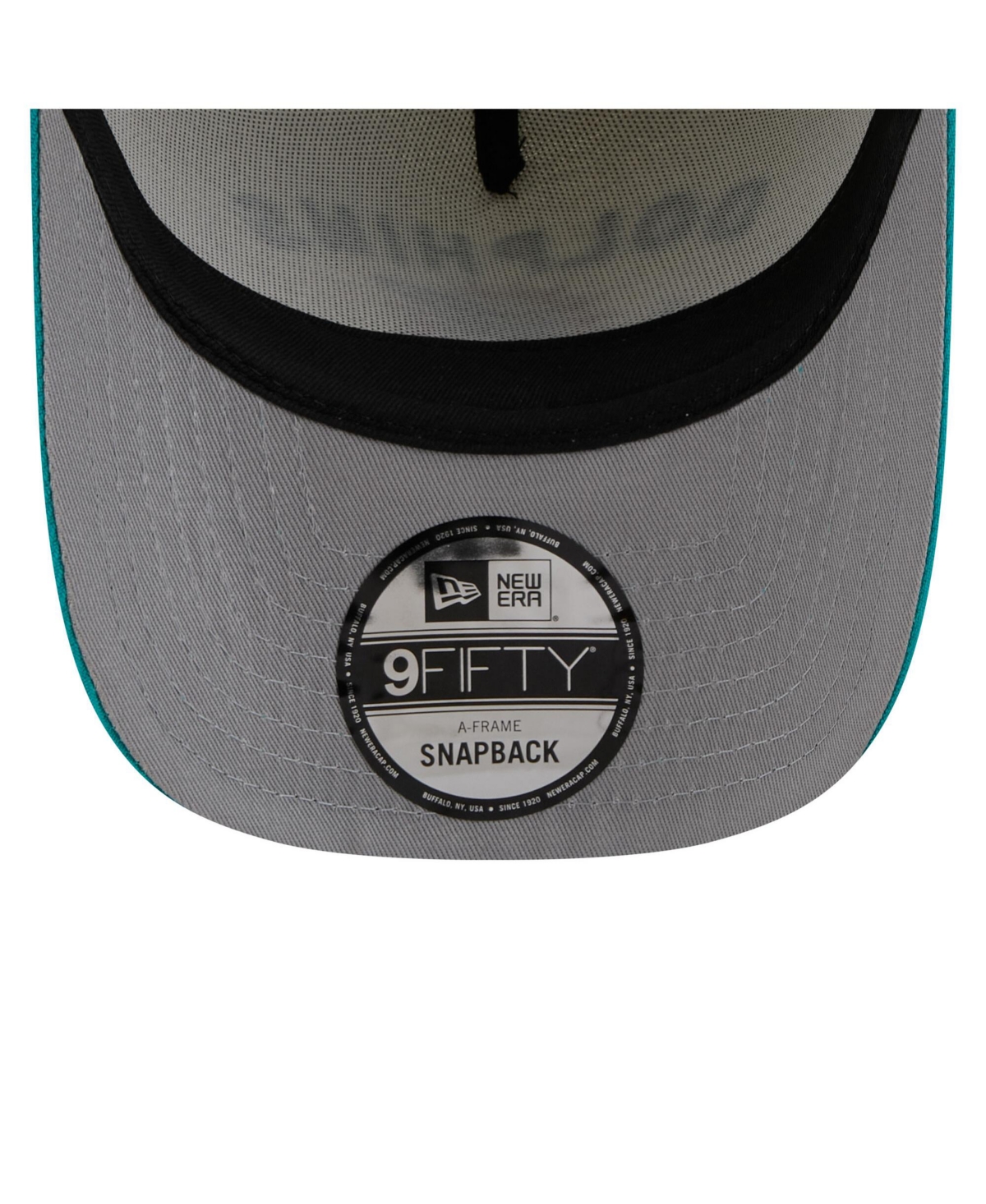 New Era Men's Cream/aqua Miami Dolphins 2025 Nfl Draft A-frame 9fifty Snapback Hat In Cream,aqua