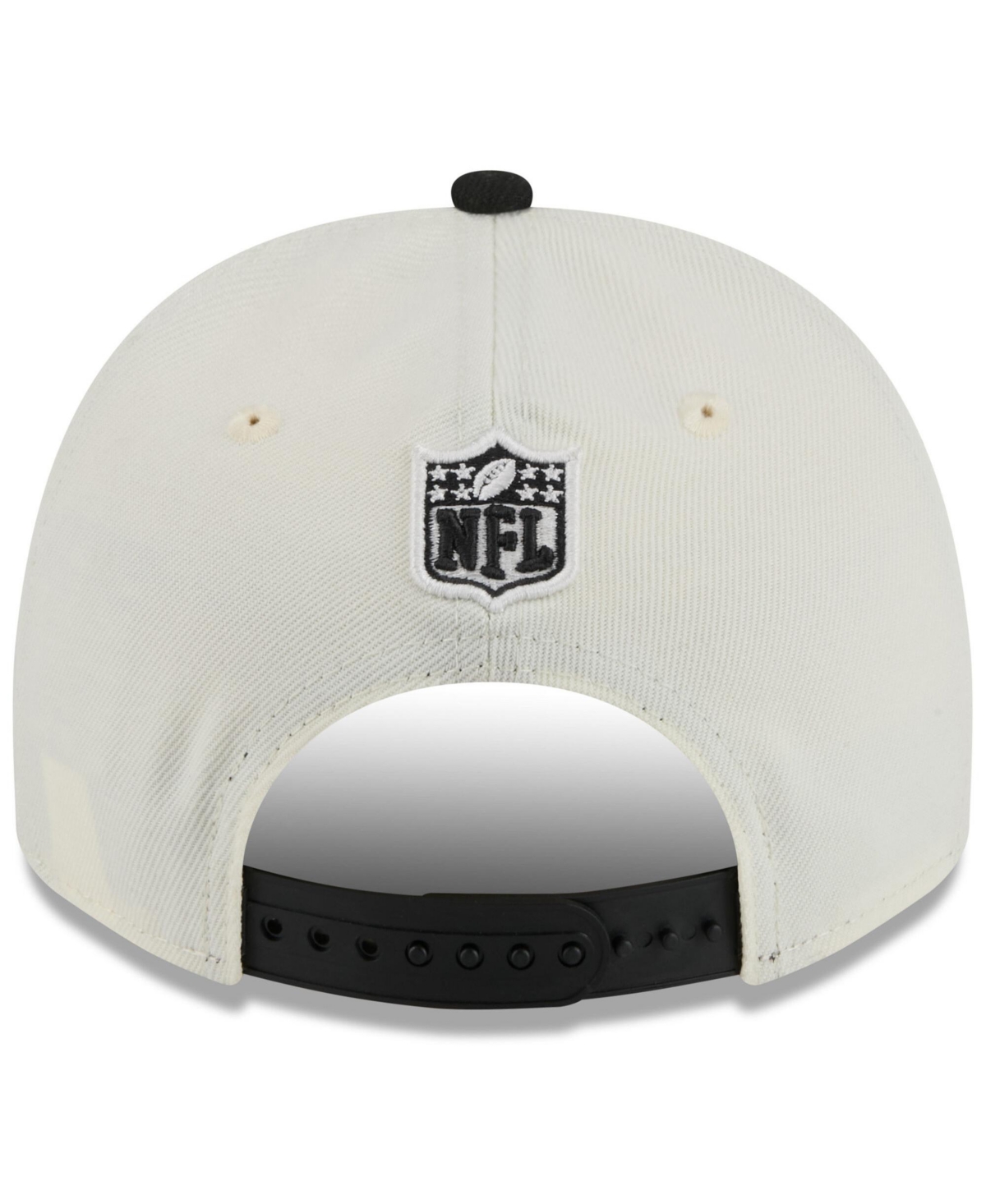 New Era Men's Cream/black Cincinnati Bengals 2025 Nfl Draft A-frame 9fifty Snapback Hat In Cream,black