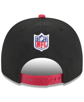 Men's Black/Cardinal Arizona Cardinals 2025 NFL Draft A-Frame 9FIFTY Snapback Hat