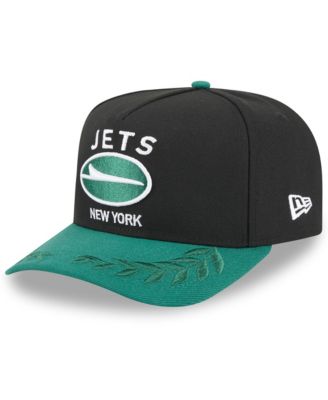 New Era - Men's Black/Green New York Jets 2025 NFL Draft A-Frame 9FIFTY Snapback Hat