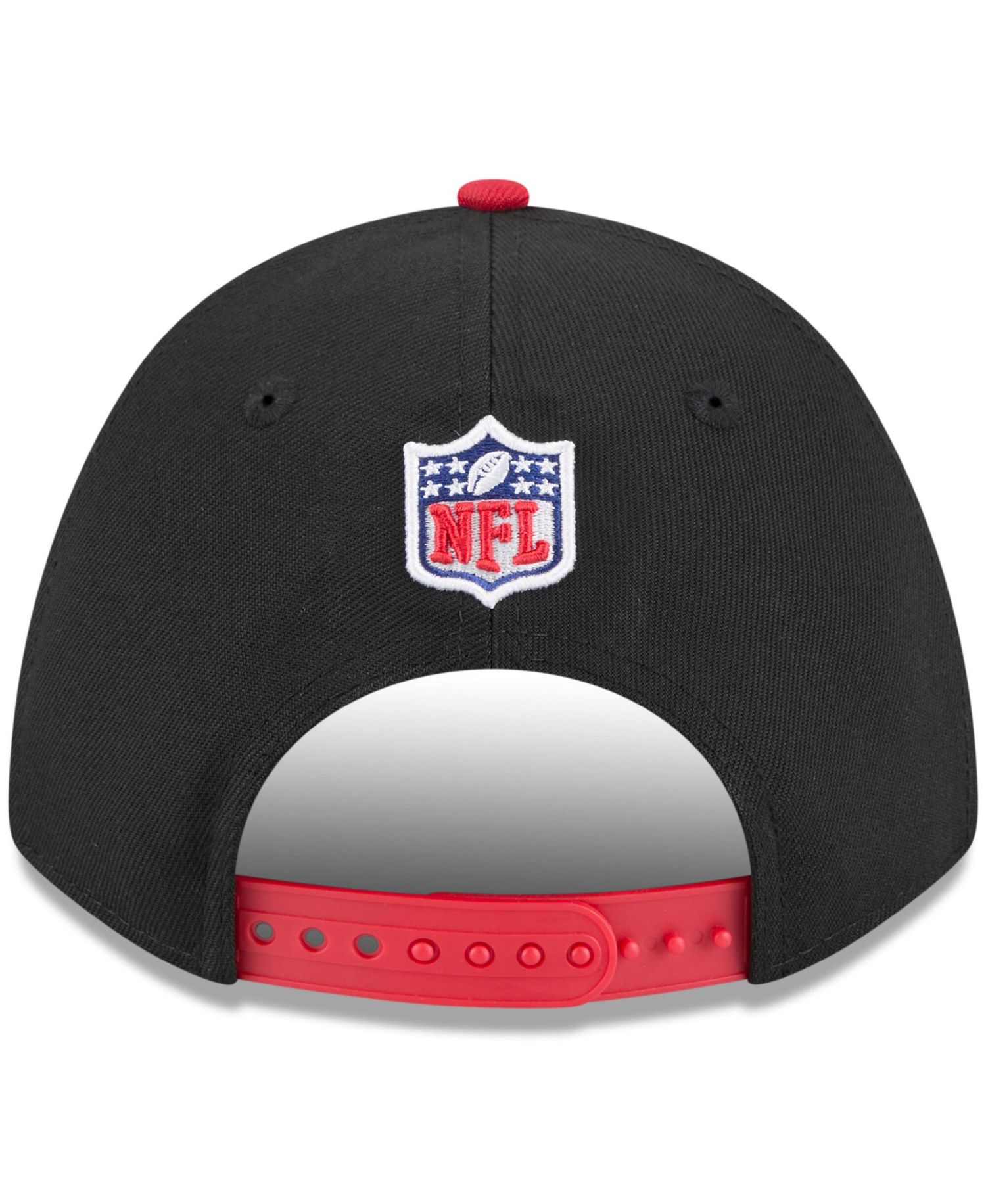 Men's Black/Red Kansas City Chiefs 2025 NFL Draft 9FORTY A-Frame M-Crown Adjustable Hat