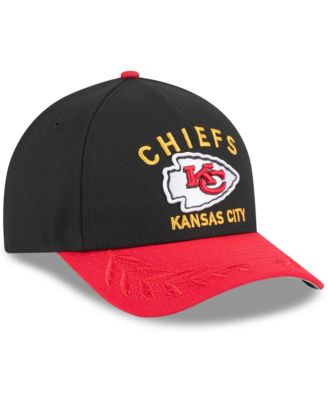 Men's Black/Red Kansas City Chiefs 2025 NFL Draft 9FORTY A-Frame M-Crown Adjustable Hat
