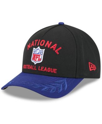 New Era - Men's Black/Navy Shield Merchandise 2025 NFL Draft 9FORTY A-Frame M-Crown Adjustable Hat