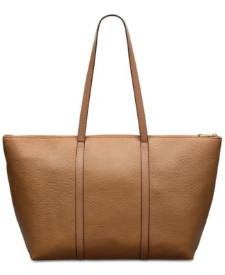 Lynton Close Extra Large Leather Zip Top Tote