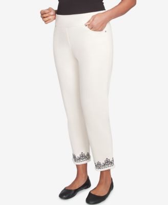 Women's Natural Instinct Classic Cuffed Medallion Ankle Pants