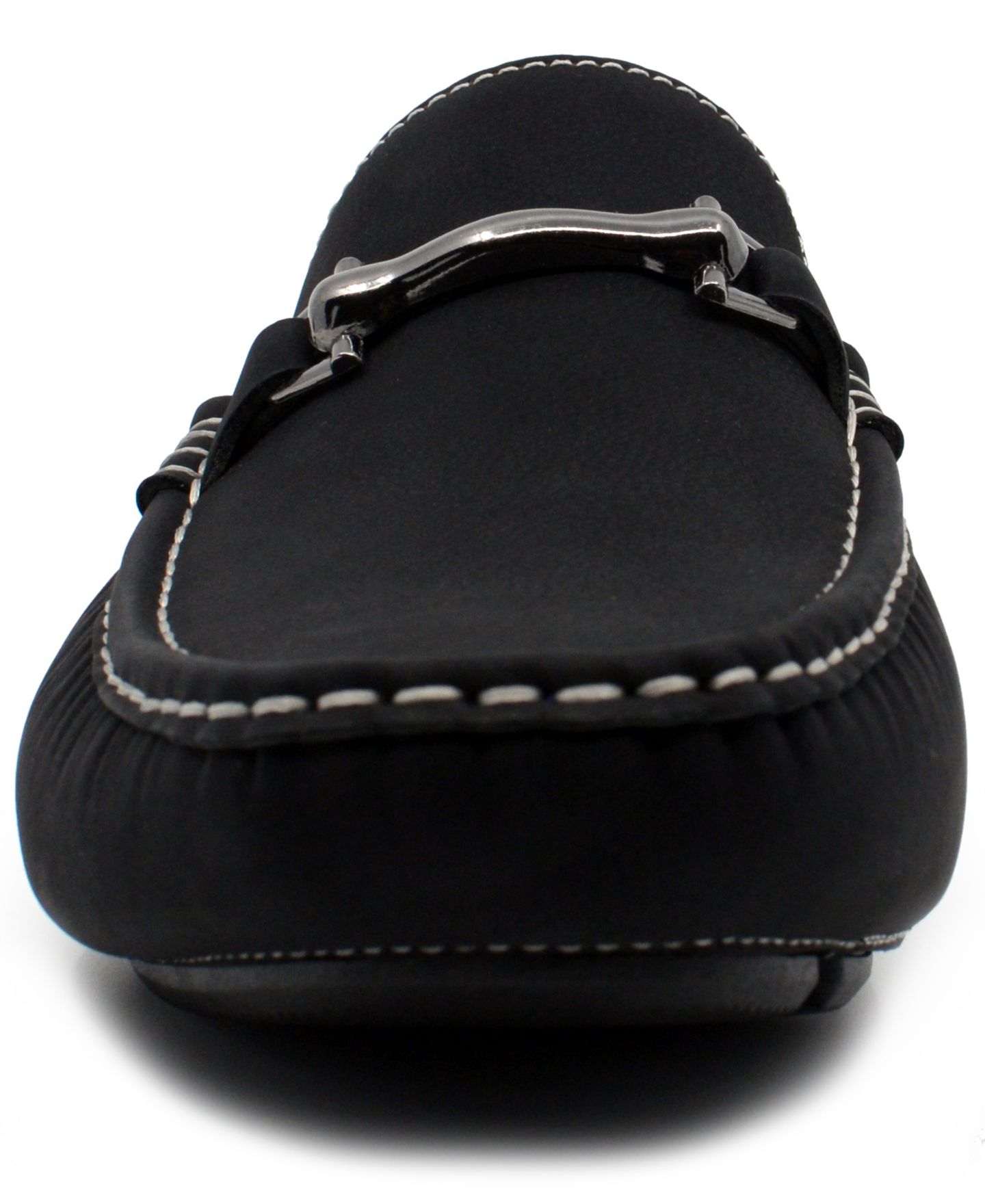 Мужские туфли Akademiks Weston Slip-On Buckle, цвет: Чёрный — фото 6