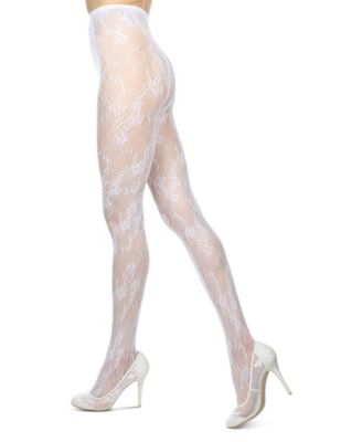 Women's Floral Net Nylon Sheer Tights MTF08437