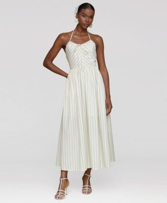 Avec Les Filles - Women's Halter Maxi Dress