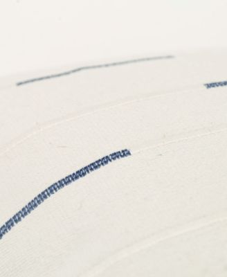 Glam Striped Woven Decorative Pillow, 14" x 20"