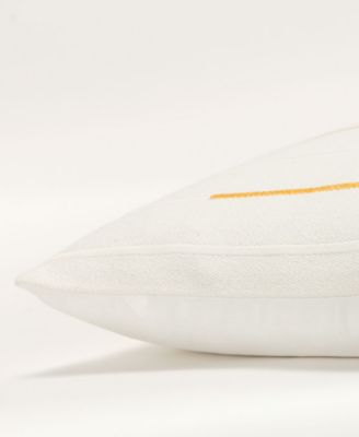 Glam Striped Woven Decorative Pillow, 20" x 20"