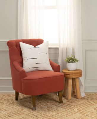 Glam Striped Woven Decorative Pillow, 20" x 20"