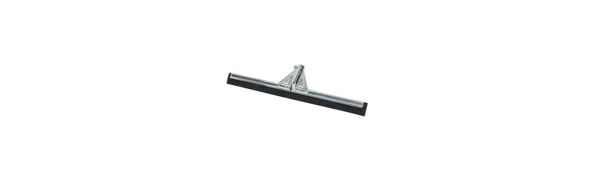 34-145 Floor Squeegeee 22-inch - Double Blade - Silver with black blade