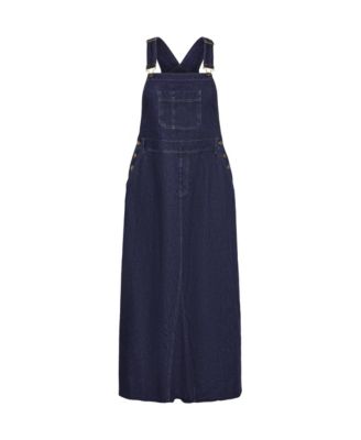 Plus Size Pinafore Maxi Dress