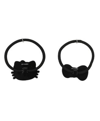 Character & Bow 2-Piece Stretchy Hair Tie Set