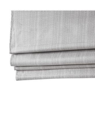 Basketweave Room Darkening Cordless Roman Shade, Single Panel for Bedroom, Thermal Insulated Window Blind Treatment for Living Room, Width 29 length 64 inches, Grey Window Panel