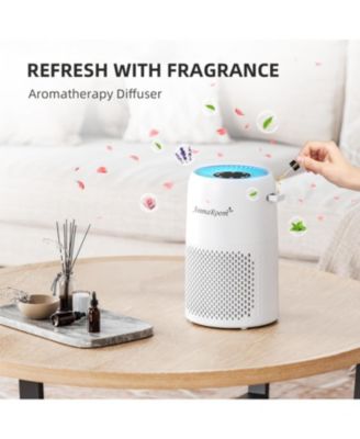 AromaRoom H13 HEPA Air Purifier with Fragrance Sponge and RGB Night Light