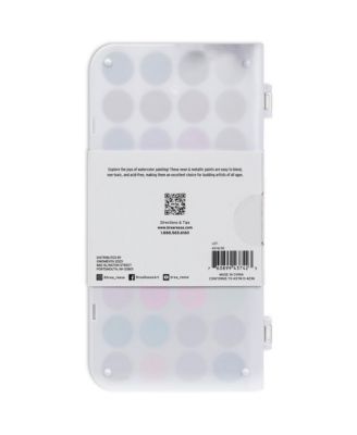 Essential Watercolor Paint Set: Neon & Metallic Colors