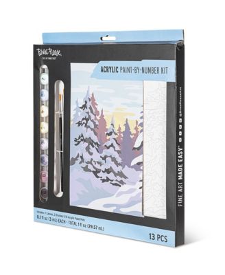 Acrylic Paint-By-Number Kit - Winter Wonderland