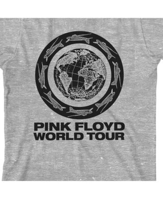 Boys World Tour Earth & Planes Crew Neck Short Sleeve Athletic Heather T-shirt -XL